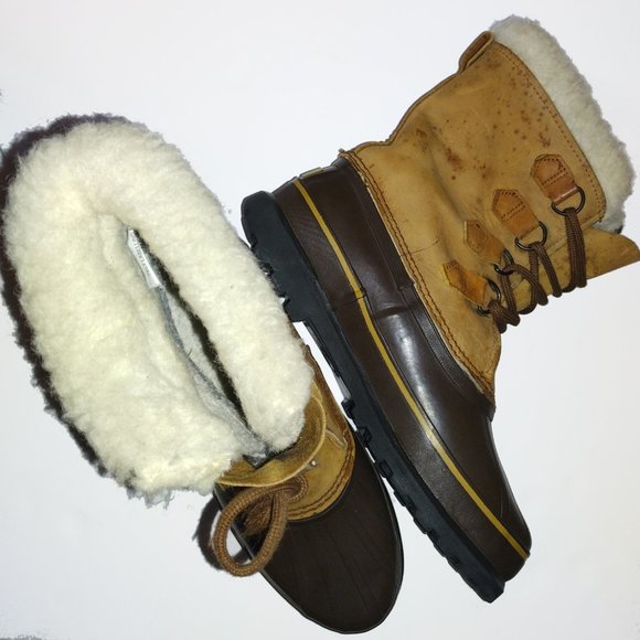 Sorel Men's Caribou Waterproof Winter Boots - Buff - Size 10 - Picture 2 of 7